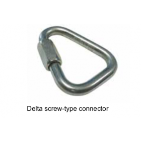 Delta screw-type connector