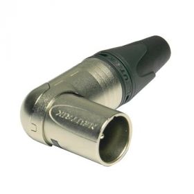 XLR cable connector Male 3-pin, angle